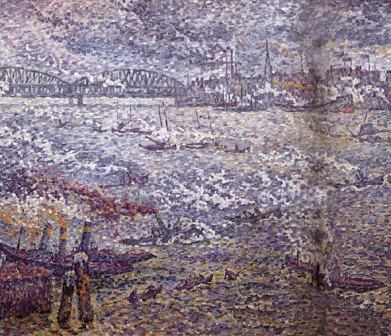 Paul Signac Rotterdam fog china oil painting image
